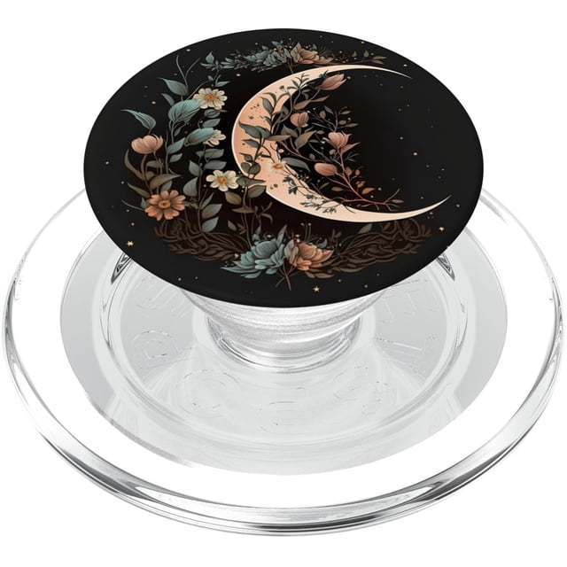 PopSockets PopGrip Floral Flower en fase lunar para MagSafe