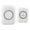 White, variant on WJHWSX Wireless Doorbell,Smart Doorbell Wireless,LED Flashing for Hearing Impaired with 1 Receiver,Plastic