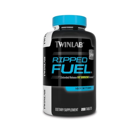 Twinlab Ripped Fuel Extended Release Fat Burning Formula 200 Tablets
