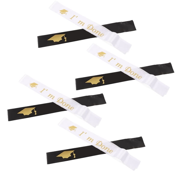Graduation Sash,4 Sets Graduation Stole Graduation Belt Graduation