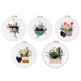 thumbnail image 4 of Embroidery Starter Kit Cute Cat Design DIY Cross Stitch Kits with Embroidery Hoops Perfect for Cat Lovers, 4 of 9