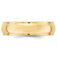thumbnail image 2 of Primal Gold 14 Karat Yellow Gold 6mm Half Round with Edge Band Size 12, 2 of 5