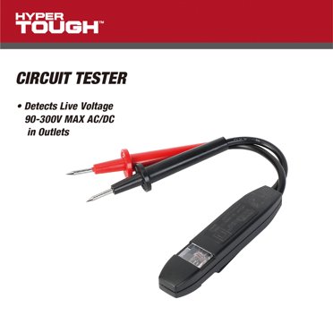 Hyper Tough TD35090B Analogue Multimeter - Electric Circuits & Power Outlets Tester