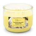 thumbnail image 3 of Mainstays Toasted Banana Cream Pie Scented 3 Wick Candle, 11.5 oz., 3 of 6