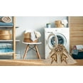 thumbnail image 2 of Ahgly Company Machine Washable Indoor Square Transitional Deep Peach Orange Area Rugs, 3' Square, 2 of 7