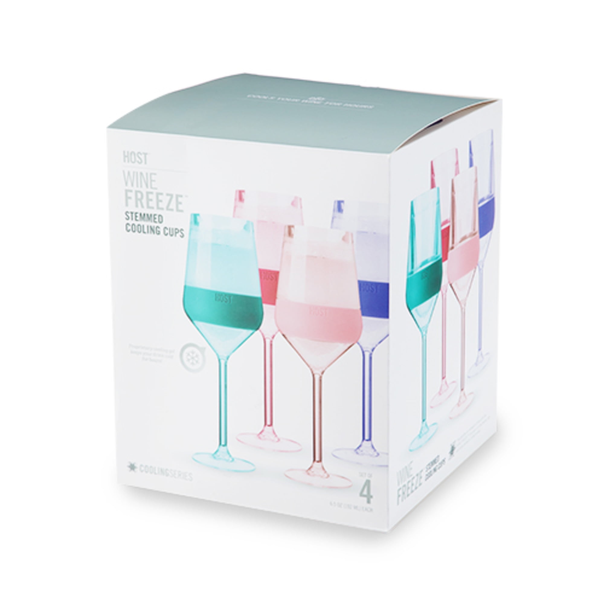 TRUE FABRICATIONS Wine Glass Freeze Cooling Set of 2, 1 EA: Wine  Glasses