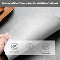 thumbnail image 3 of Manteles Individuales para 6 Piezas con Posavasos de Doble Cara de Cuero PU Tapete para Mesa Antideslizante y Resistente al Calor para Restaurante, Hotel, Cafetería, 3 of 7