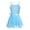 Sky Blue, variant on iEFiEL Girls Adjustable Shoulder Ballet Dance Gymnastics Leotard with Chiffon Wrap Skirt Pink-A XL