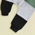 thumbnail image 5 of NOLDARES 2pcs Toddler Baby Boy Fall Winter Outfits Long Sleeve Crewneck Sweatshirt Tops Elastic Joggers Pants Set Cute Print Clothes Clothing(Green,12-18 M), 5 of 6