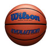 Wilson Evolution Indoor Game Basketball, Royal, Official Size - 29.5"