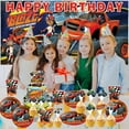 thumbnail image 3 of Blaze and the Monster Machines Party Supplies Decor Plates Fans Decorations Honeycomb Centerpieces Cake Toppers, 3 of 6
