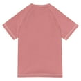 thumbnail image 6 of FORMRS Boys Rash Guard Short Sleeves Swim Shirt Quick Dry UPF 50+ Sun Protection, Sizes 3-12T, Abstract Pink Flowers, 6 of 6