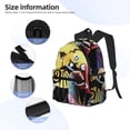 thumbnail image 3 of Goofa The Nightmare Before Christmas Pattern Casual Backpack – School Backpack Lightweight & Ergonomic Design, Water-Resistant, Spacious & Comfortable, Travel, 3 of 6