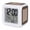 Black Brown, variant on Grey Geometric Digital Alarm Clock for Bedrooms, Smart LED Alarm Clock with 7 Color Changing Night Light, Bohemia Tribal Farm Tribal Patterned Silent Wake Up Clocks for Sleep Study Cooking 3.2"x3.2"