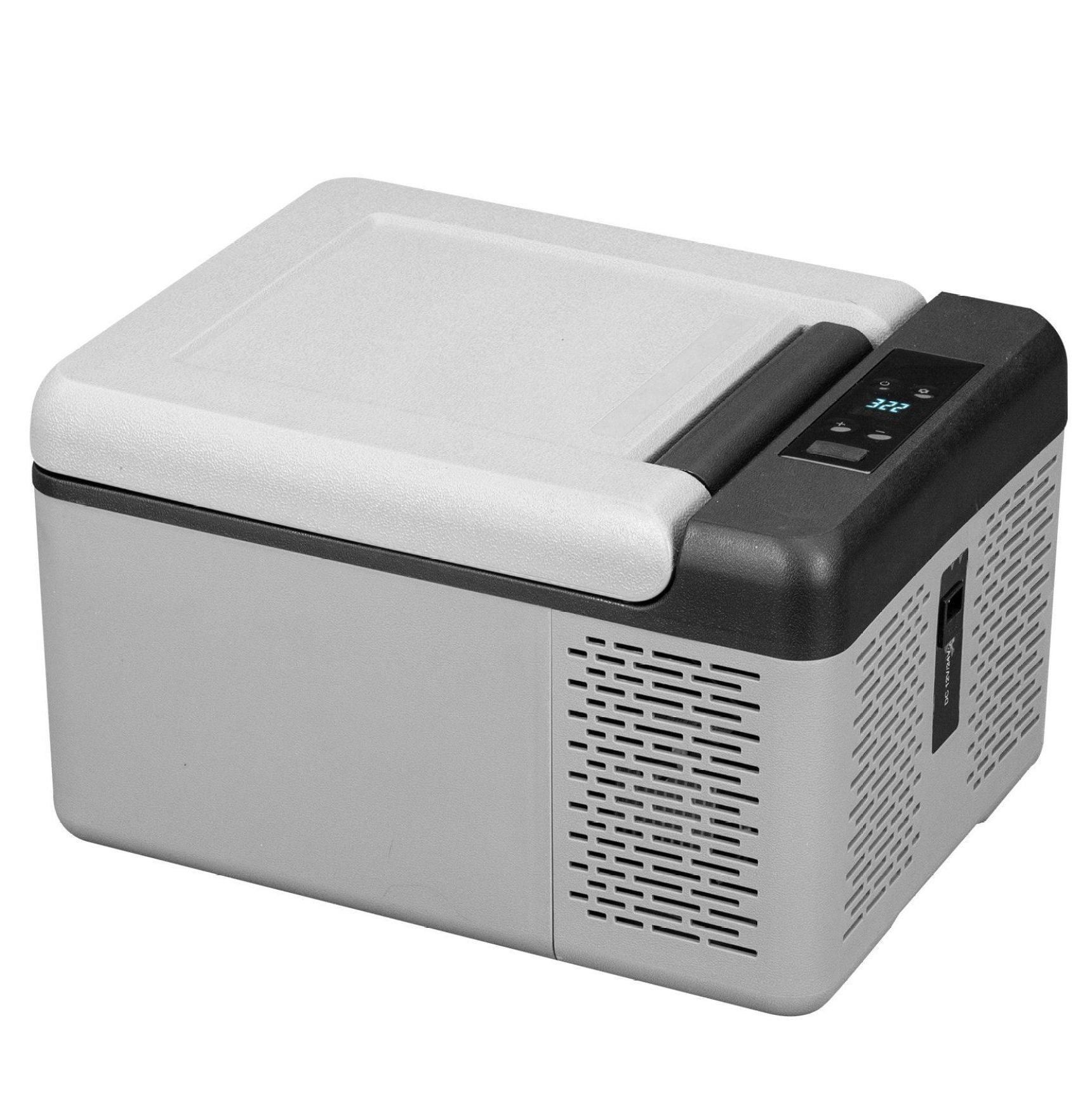 12 Volt Refrigerator 10 Qt, Portable Car Freezer -4°F~68°F with APP Control, 12V/24V DC & 110-220V AC Compressor Fridge for Camping, Road Trips, Travel & Outdoor Use