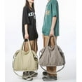 thumbnail image 4 of LinYooLi Canvas Hobo Bags for Women & Men, Shoulder Crossbody Bag Y2k Grunge Hippie Tote Messenger Bag for Work, Shopping, Travel, 4 of 7