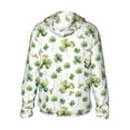 thumbnail image 3 of Kll St Patrick'S Day3 Print Men'S Women’s Upf 50+ Sun Protection Outdoor Hoodie Jacket Long Sleeve Fishing Hiking Performance Shirt- Small, 3 of 8