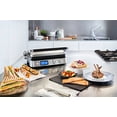 thumbnail image 2 of De'Longhi FBA DeLonghi CGH1030D Livenza All-Day Grill, Griddle and Waffle Maker, Large, Silver, 2 of 5