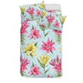 thumbnail image 1 of Juego de cama Ly010 con estampado de lirios, 1 of 5