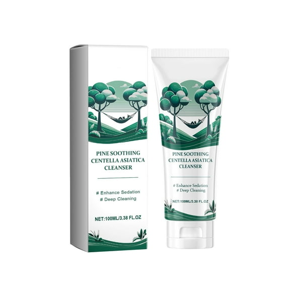 LILELIS Soothing Centella Cleansing Milk Contains Centella Extract Leaf Extract Tea Extract Gentle Non Irritating 100mL Aloe Facial Cleansing Oily Skin Facial