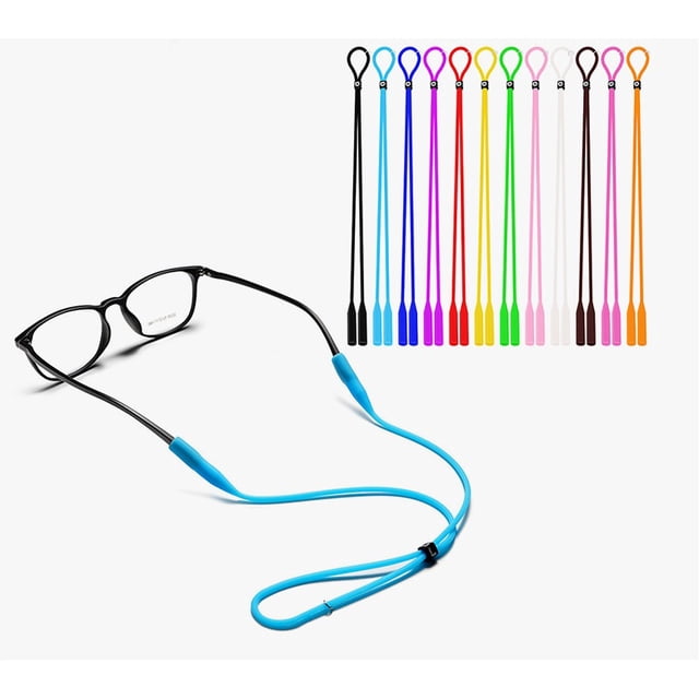 Sujeta Lentes Cordón de Silicón Levamdar con Ajustador 1 Docena ZJWJ794