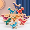 thumbnail image 1 of Juegos de mesa juguetes de entrenamiento de equilibrio de madera ningún dinosaurio tóxico en forma para niños Hugtrwg Para estrenar, 1 of 9