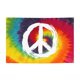 thumbnail image 1 of Bandera De La Paz Tie Dye, Pancarta De Jardín De 4X6 Pies Con 4 Agujeros, Decoración Perfecta Para Interiores Y Exteriores, 1 of 1