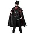 thumbnail image 3 of Victorian Caroller Cloak Costume Adult Jack Horror Reaper Vampire Christmas MD, 3 of 4