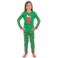 thumbnail image 5 of Peanuts Pajamas Boy's Snoopy Wake Me When It's Christmas Tight Fit Long Sleeve Shirt and Pant Set, 5 of 6