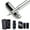 Sky Silver, variant on Vandro Complete Luxury Fountain Pen Set - Comfortable Grip with Smooth Fine Nib - Includes 10 Pack Ink Cartridges, Black Ink Bottle, Ink Refill Converter & Gift Box - Midnight Black
