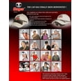 thumbnail image 3 of Baseball cap, white with integrated sunglasses, 3 of 4