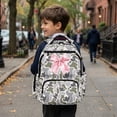 thumbnail image 5 of Yuyamidu Kids School Backpack for Girls 17 Inch Large Capacity Duck Camo Bow Bookbag for Elementary School Casual Daypack for Travel & Back to School Supplies, 5 of 8