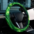 thumbnail image 6 of Saint Patrick's Day 14.5 Inch Printing PVC Leather Car Wheel Cover Steering Wheel Covers Auto Accessories, 6 of 6