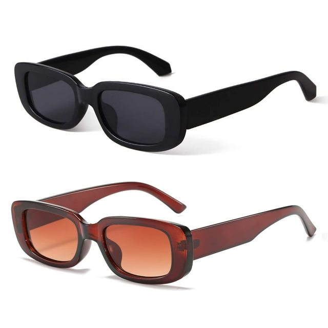 Gafas de sol BUTABY Rectangulares de estilo retro UV400 para mujer