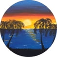 thumbnail image 1 of Tire Cover Central Sunset Black Vinyl (Select Size/Camera in Menu) 205/70r15, 1 of 4