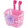 thumbnail image 4 of MyMiniFactory Kid's Bike Basket, Cute Flower + Bling DIY Crystal Stickers Bicycle Front Handlebar Basket for Kid Girls, Purple Flower, 4 of 4