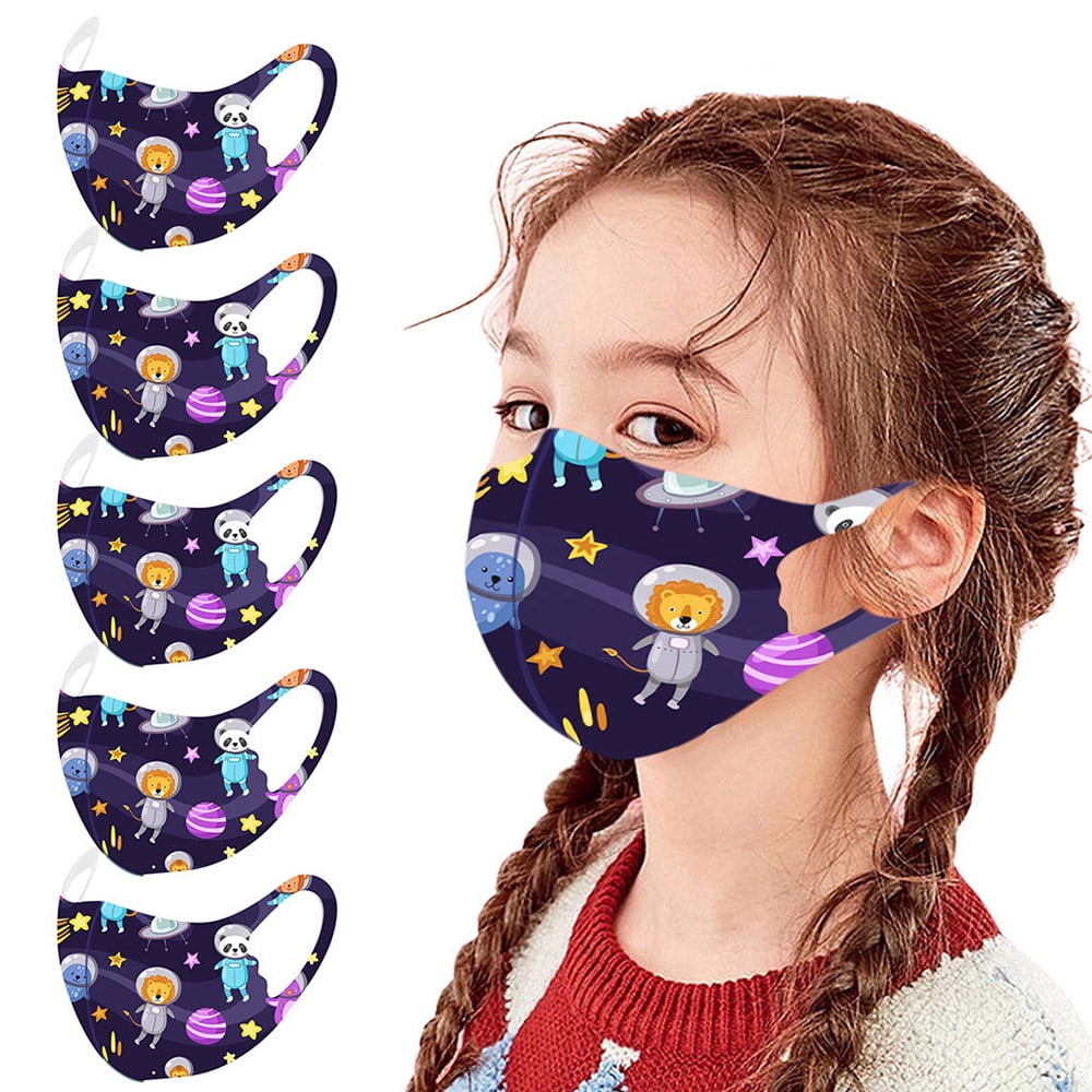 Details about   Face Mask Kids Toddler Reusable Washable Cover Breathable Protection 