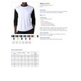 thumbnail image 2 of A4 Apparel N3294 Baseball T-Shirt With 3/4 Sleeves - Graphite/ Black - 2X-Large, 2 of 2