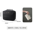 thumbnail image 7 of PU Leather Dry Wet Detachable Washing Bag Foldable Travel Storage Bag Waterproof Cosmetic Storage Bag for Women Men, 7 of 7