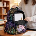 thumbnail image 5 of Xoenoiee Axolotl Book Print Kids School Backpack for Girls Teenage Kindergarten Primary School Bookbag Shoulder Bag Backpacks Teens Casual Travel Daypack Middle School Student Backpack, 5 of 7