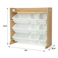 thumbnail image 4 of Rangement jouets, 9 bacs en plastique avec tablette, 4 of 8