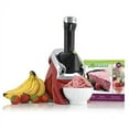 thumbnail image 5 of Yonanas Deluxe Red Non-Dairy Frozen Fruit Soft Serve Dessert Maker, Includes 75 Recipes, 200 Watts, 5 of 10