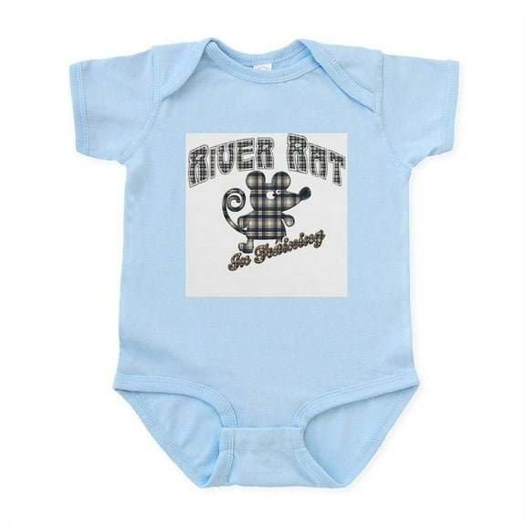 CafePress - River Rat Infant Bodysuit - Baby Light Bodysuit, Size Newborn - 24 Months