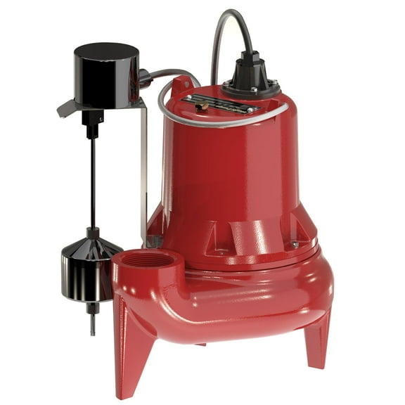 Liberty Pumps LE41AV Sewage Pump, 4/10 hp, 1 PH, 115V, Vertical float, 10' Cord, 2" Discharge, Auto
