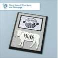 thumbnail image 6 of Hello Hobby 7" Wood Shape, Cow, 6 of 8