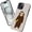 Cute Monkey Banana, variant on Case for iPhone 14, Pink Monkey Jungle Animal Print Phone Case Military-Grade Drop Protection Cover for Women Girl - Frosted