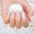thumbnail image 4 of Polvo de uñas Artdone White Pearl Chrome Iridiscent Aurora, 4 of 7
