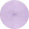 thumbnail image 1 of Ahgly Tapis Rond Lavable en Machine Intérieur Transitionnel Lilas Violet Vif, 6 Pieds Rond, 1 of 7
