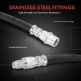 thumbnail image 5 of A-Premium Rear Driver or Passenger Brake Hydraulic Hose Compatible with Mercedes-Benz Models - W163 ML320 1998-2003, ML350 2003-2005, ML430, ML500, ML55 AMG, W166 ML500 - Replace# 1634201348, 5 of 9