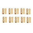 thumbnail image 4 of QIILU 3.5mm Gold Plated Male Female Banana Plug,Gold BulletConnector,10Pcs 3.5mm Female Banana Plug Pure Copper Gold Plated Bullet Banana Connectors For Electronic Measurement Accessories, 4 of 8